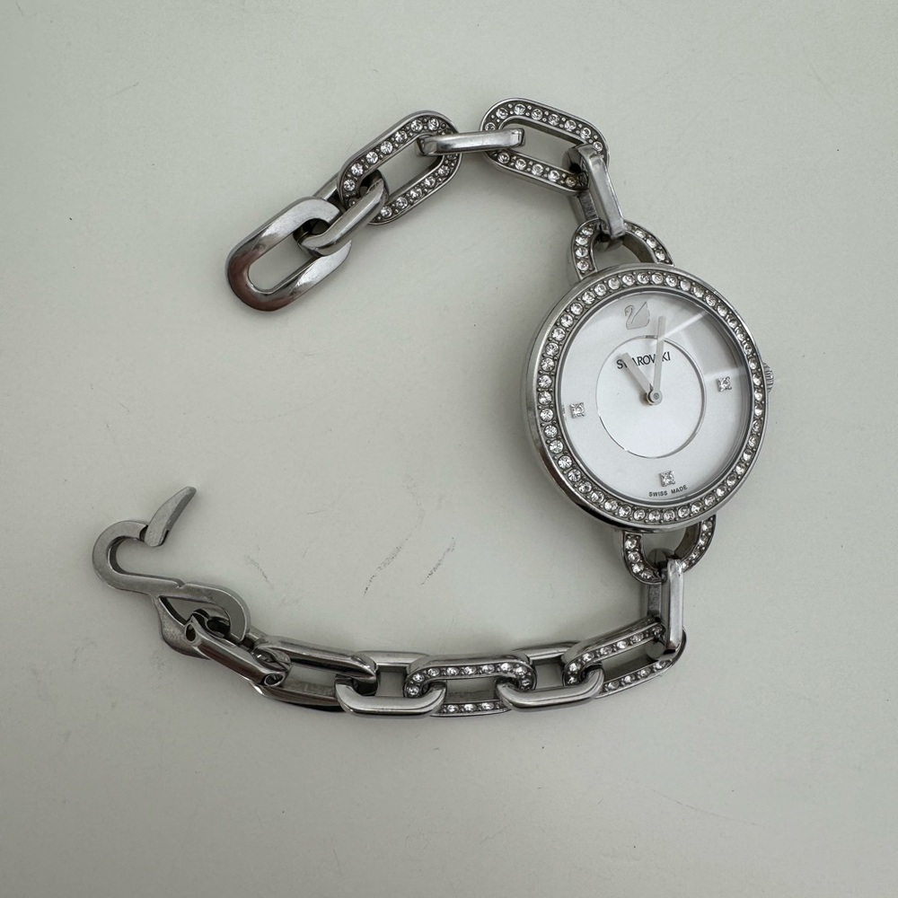 Swarovski Aila White Bracelet Watch - Picture 4 of 5